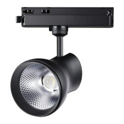 358439 PORT NT20 071 черный Светильник трековый однофазный трехжильный IP20 LED 4000K 30W 220-240V P