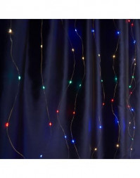 Гирлянда линейная Шарики 230V  100 LED мульти,  длина 10 м, IP20, шнур 1,5м , CL65