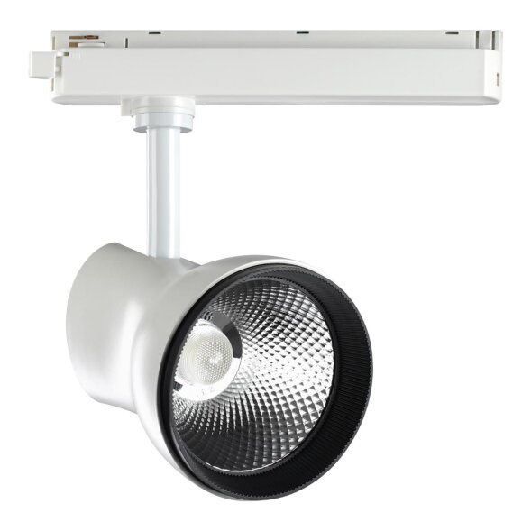 358438 PORT NT20 071 белый Светильник трековый однофазный трехжильный IP20 LED 4000K 30W 220-240V PI