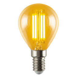 LED-G45-5W-GOLDEN-E14 GLV21GO Лампа светодиодная Vintage. Форма шар. золотистая колба. Картон. ТМ Uniel