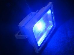 TGC-50-FT-NA-B LED прожектор синий ,1LED-50W размер 287х243х125мм.