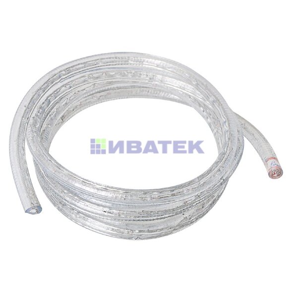 Дюралайт LED, свечение с динамикой (3W) - зеленый, 24 LED/м, бухта 100м