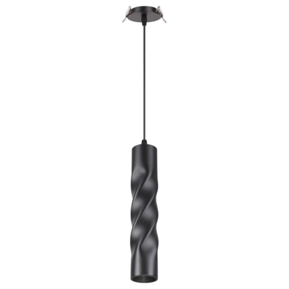 357902 NT19 067 черный Встраиваемый светильник IP20 LED 3000K 12W 160-265V ARTE