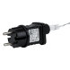 ULD-B12006-195/TTK PINK IP44 Бахрома светодиодная с эффектом мерцания, 12м. Соединяемая. 195 светодиодов. Розовый свет. Провод прозрачный. ТМ Uniel
