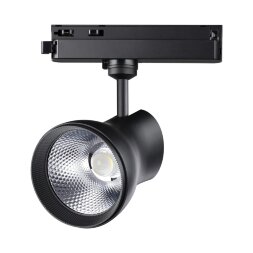 358437 PORT NT20 071 черный Светильник трековый однофазный трехжильный IP20 LED 4000K 20W 220-240V P