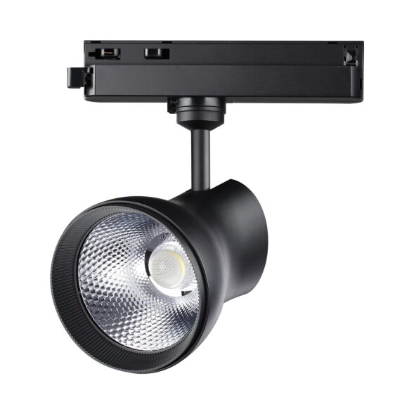 358437 PORT NT20 071 черный Светильник трековый однофазный трехжильный IP20 LED 4000K 20W 220-240V P