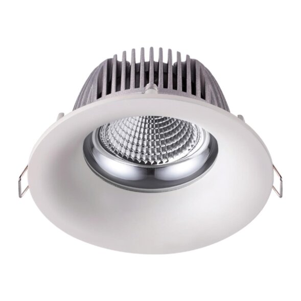 358025 NT19 091 белый Встраиваемый светильник IP20 LED 4100К 20W 220V GLOK