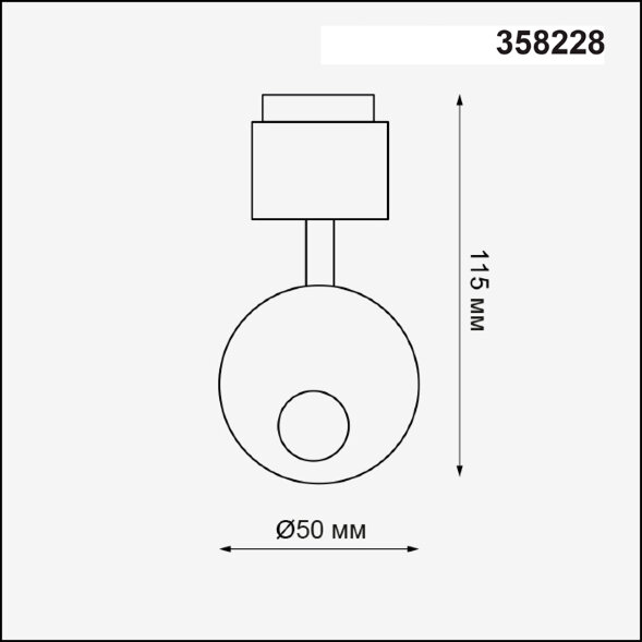 358228 NT19 037 золото Модуль к 358212-358224  IP20 LED 3000K 5W 220V OKO