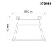 370448 NT19 130 хром Встраиваемый светильник IP20 GU10 50W 220V BUTT