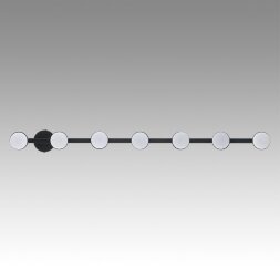 8117/7 COMFI LN25 196 черный, металл Подвесной светильник LED GX53 7*7W 220V TORINA