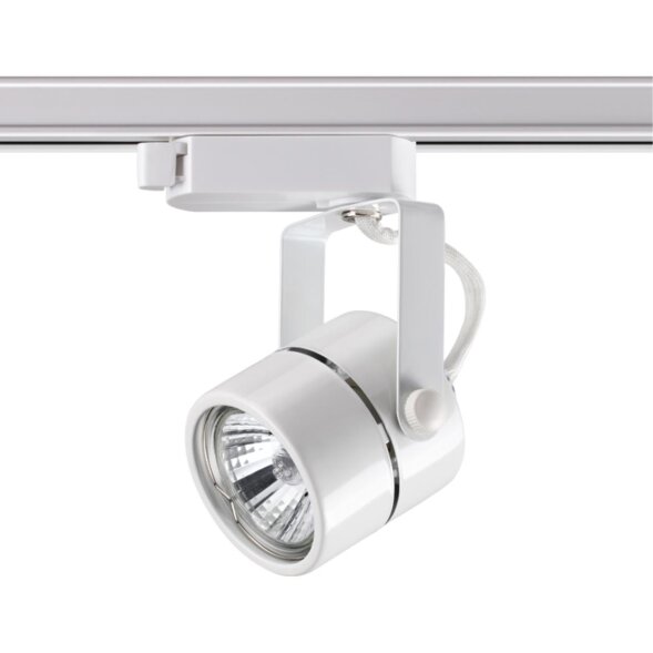 370428 NT19 100белый Трековый светильник IP20 GU10 50W 220V PIPE
