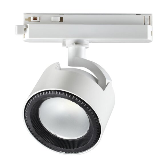 358434 PORT NT20 071 белый Светильник трековый однофазный трехжильный IP20 LED 4000K 30W 220-240V PI