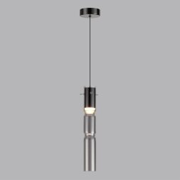 5059/5L PENDANT ODL24 459 черный/дымчатый/металл/стекло Подвес LED 5W 3000K SCROW