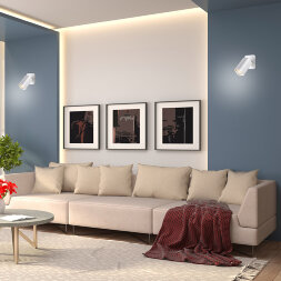 370553 NT19 103 белый Накладной светильник IP20 GU10 50W 230V GUSTO