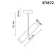 370572 NT19 098 белый Накладной светильник IP20 GU10 50W 220V BATRA