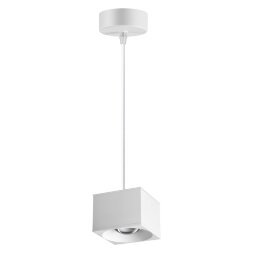 358657 OVER NT21 147 белый Светильник накладной светодиодный, провод 2м IP20 LED 4000К 12W 220V PATE