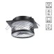 370920 SPOT NT22 342 черный Светильник встраиваемый IP20 GU10 9W 220V GEM
