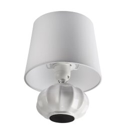8145/1T MODERNI LN25 000 белый, керамика/текстиль Настольная лампа Е27 1*60W 220V HAMA