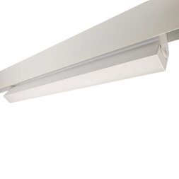 ULB-M80-22W-4000K-35 WHITE Светильник-прожектор линейный светодиодный трековый. Для магнитных шинопроводов. 2000 Лм. Белый свет 4000К. Черный. ТМ Uniel