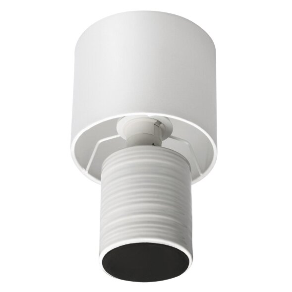 8144/1T MODERNI LN25 000 белый, керамика/текстиль Настольная лампа Е27 1*60W 220V TUALA