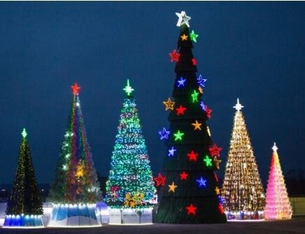 Подиум для новогодней искусственной ели высотой 19м