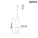 357975 NT19 046 черный Накладной светильник IP20 LED 3000К 12W 220V EDDY