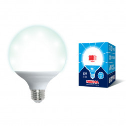 LED-G120-22W-4000K-E27-FR-NR Лампа светодиодная. Форма шар. матовая. Серия Norma. Белый свет 4000K. Картон. ТМ Volpe.