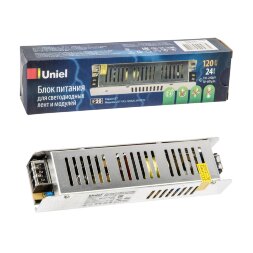 UET-VAS-120B20 24V IP20 Блок питания. 120Вт. Металлический корпус. TM Uniel