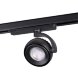 358166 NT19 020 черный Трехфазный трековый светодиодный светильник IP20 LED 4000K 20W 100-240V CURL