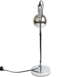 UML-B702 E14 SILVER Светильник настольный. 60W. Цоколь Е14. Механический выключатель. Серебристый. ТМ Uniel