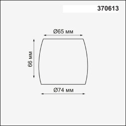 370613 NT19 030 золото Плафон к арт. 370605, 370606, 370607, 370608 IP20 220V UNIT