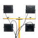 Прожектор на штативе, 4*50W 6400К 220V черный IP65, LL-506