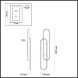 5610/37WL LEDIO LN23 019 черный Настенный светильник LED 37W 4000К 1679Лм 220V CLIPE