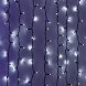 Гирлянда Занавес 1 x 6 м Белый 220В, 600 LED, Провод Черный Каучук, IP65