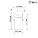 370410 NT19 100 черный Трековый светильник IP20 GU10 50W 220V PIPE