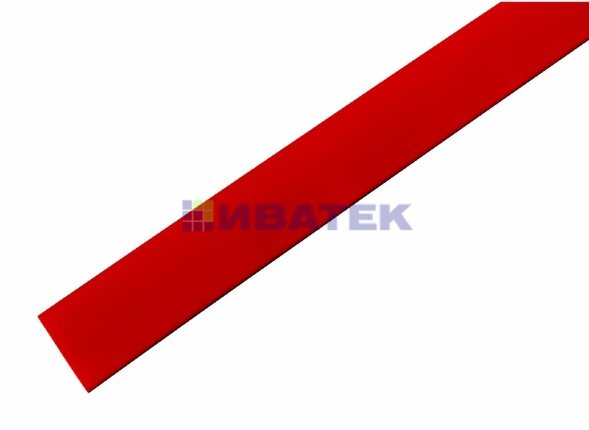 Трубка термоусаживаемая ТУТ нг 19,0/9,5мм, красная, упаковка 10 шт. по 1м REXANT