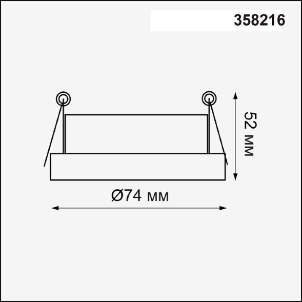 358216 NT19 036 серый База встраиваемая для модулей с 358225-358232 IP20 OKO