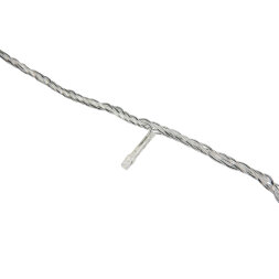 ULD-S2500-225/STК WHITE IP20 Гирлянда светодиодная, 25м. Соединяемая. 225 светодиодов. Белый свет. Провод прозрачный. ТМ Uniel