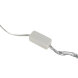 ULD-S2500-225/STК WHITE IP20 Гирлянда светодиодная, 25м. Соединяемая. 225 светодиодов. Белый свет. Провод прозрачный. ТМ Uniel