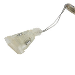 ULD-S2500-225/STК WHITE IP20 Гирлянда светодиодная, 25м. Соединяемая. 225 светодиодов. Белый свет. Провод прозрачный. ТМ Uniel