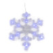 ULD-E1503-072/DTA BLUE IP20 SNOWFLAKES-3 Занавес фигурный светодиодный, 1,5х0,3м. 72 светодиода. Синий свет. Провод прозрачный. TM Uniel