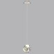 5085/5L L-VISION ODL25 555 золото/прозрачный/металл/акрил Подвес LED 5W 4000K 240Лм JEMSTONE