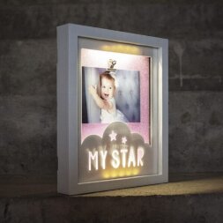 24-078 Светодиодная Фоторамка "My Star" Тепло-Белая на Батарейках