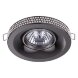 370443 NT19 114 жемчужный черный Встраиваемый светильник IP20 GU10 50W 220V LILAC