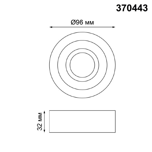 370443 NT19 114 жемчужный черный Встраиваемый светильник IP20 GU10 50W 220V LILAC
