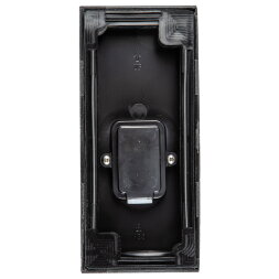 UUL-P42A 2х6W-GU10 IP65 BLACK Светильник уличный. под две лампы GU10. Архитектурный накладной. Корпус черный. TM Uniel