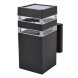 UUL-S23A 60W/E27 IP65 BLACK Светильник уличный, под лампу Е27. Архитектурный накладной. Корпус черный. TM Uniel