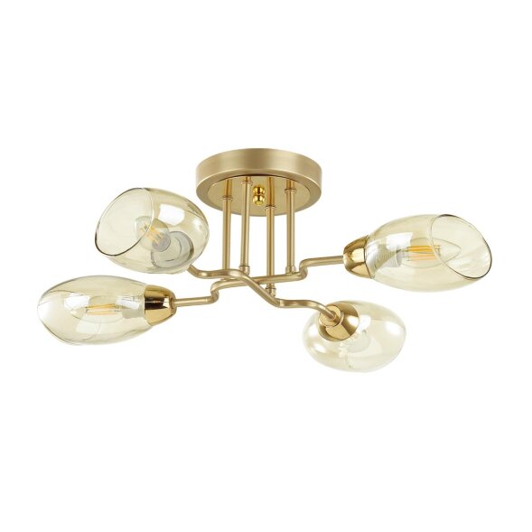 4536/4C MODERNI LN21 170 золото, матовое золото Люстра потолочная E14 4*40W 220V LACIE