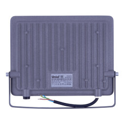ULF-F52D-100W/6500K IP65 200-240V GREY Прожектор светодиодный. Дневной свет (6500K). Угол 90 градусов. Корпус серый. TM Uniel