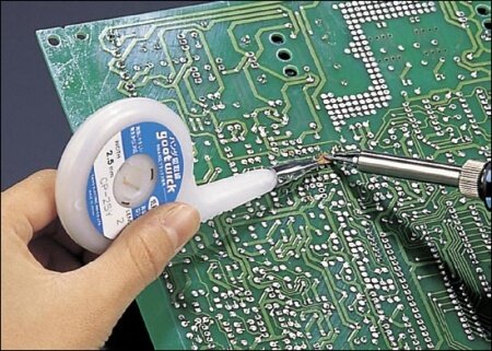 goot CP-15Y, оплетка для выпайки -диспенсер (1.5мм x 2м)